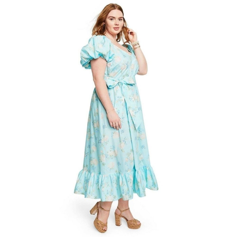 NEW LoveShackFancy Estelle Puff Sleeve Dress 16